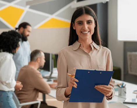 Professional woman in office